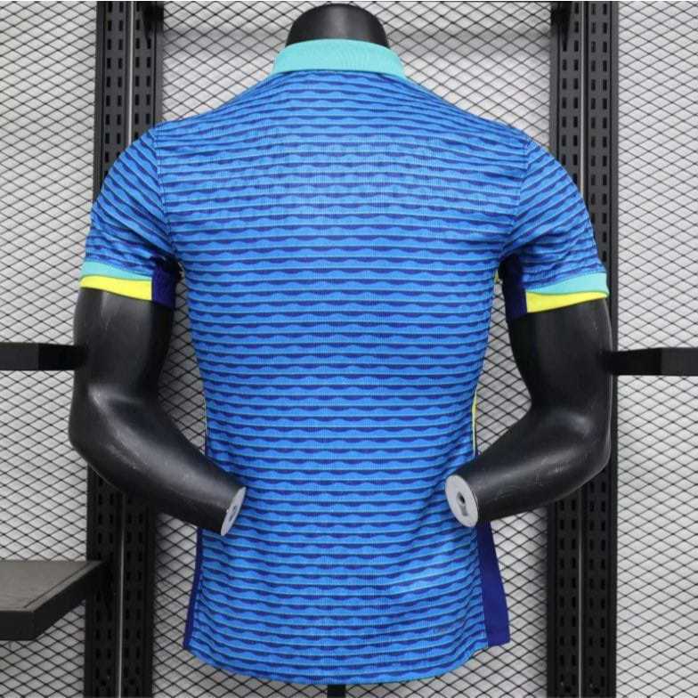 ( BISA COD ) PLAYER ISSUE BRAZIL AWAY COPPA 2024 JERSEY BAJU BOLA PRIA BRAZIL AWAY GRADE ORI - IMPOR