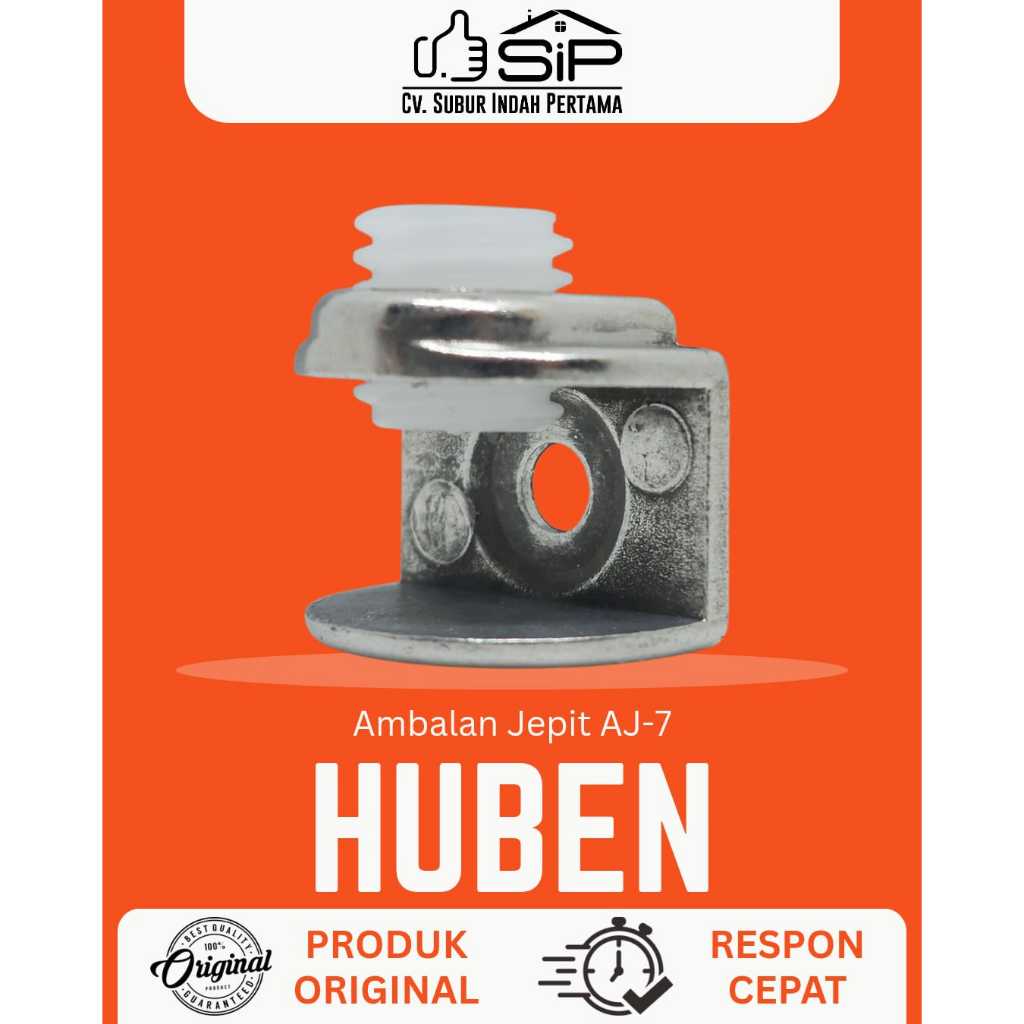 Ambalan Kaca/Jepit Kaca/Huben Aj 7/Braket rak dinding