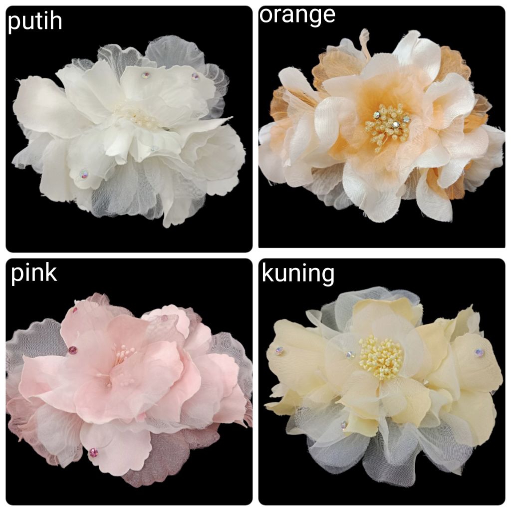 Korsase Gaun, Bunga Corsage Bahu, Korsase Rambut