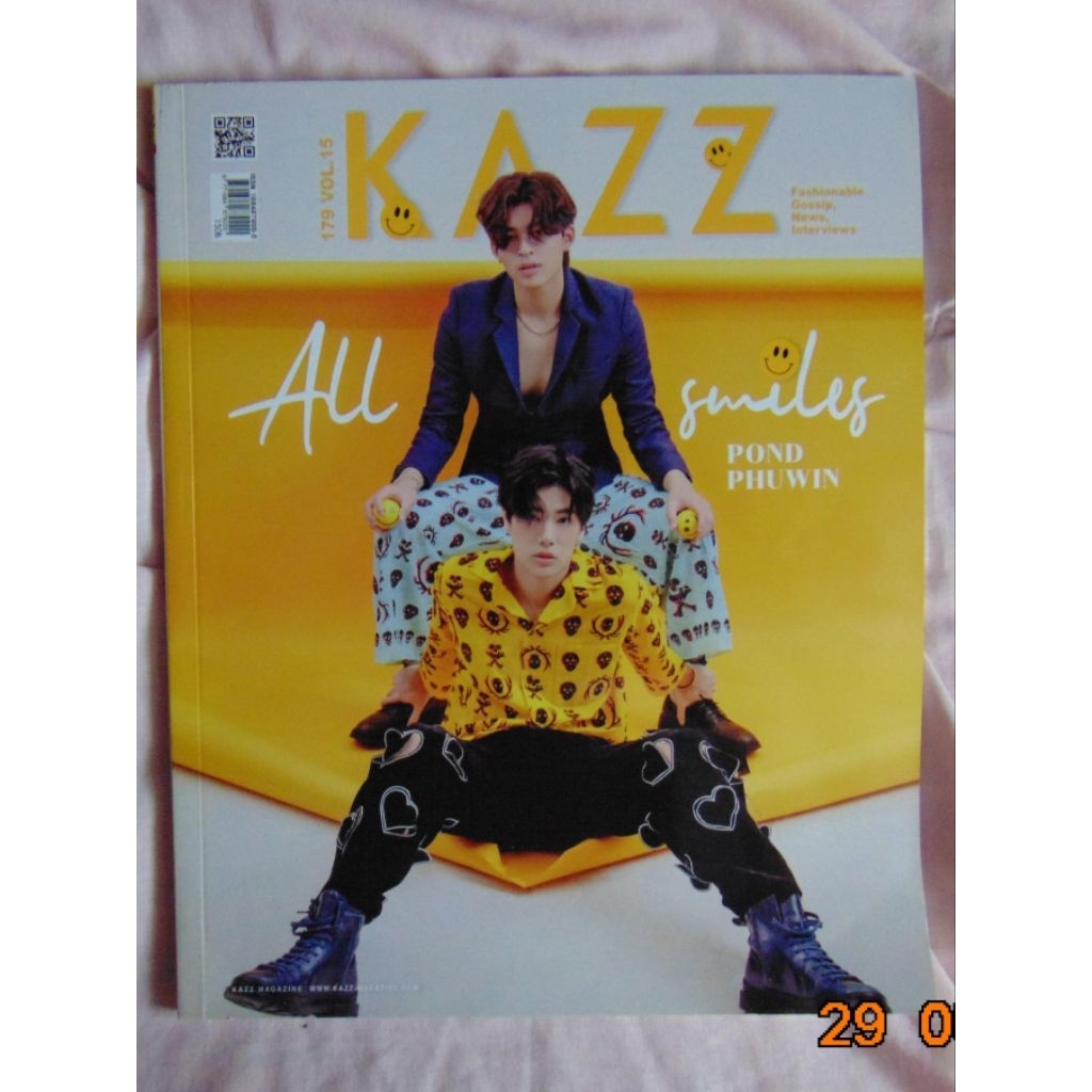 Majalah KAZZ Magazine Vol.179 – All Smiles Edition (Pond & Phuwin Cover)