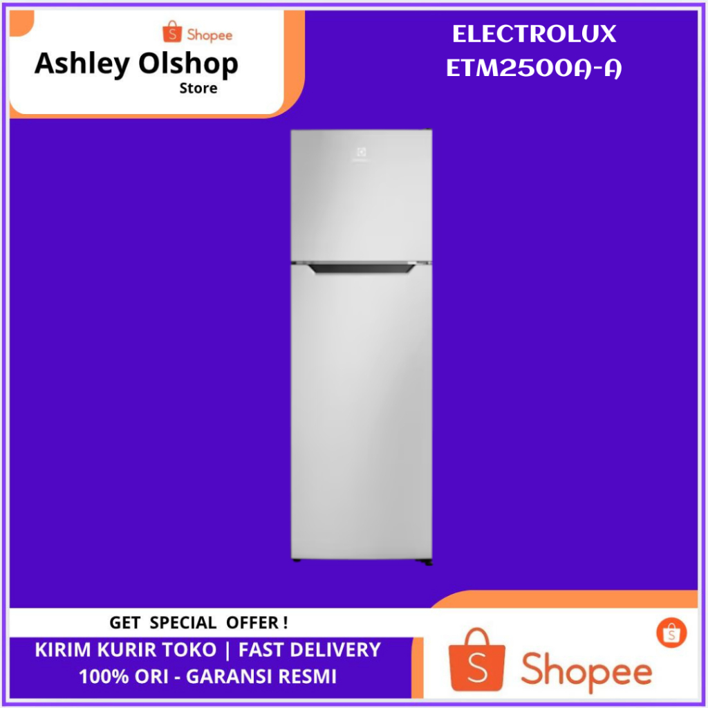 Kulkas Electrolux ETM2500A-A Inverter 250 Liter Kulkas 2 Pintu Electrolux ETM25 00A-A