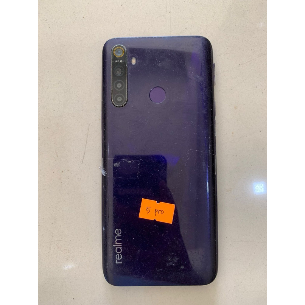 Realme 5 Pro mesin normal, minus LCD