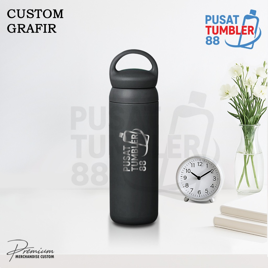Tumbler Custom Japan Tumbler Hook 500ml Laser Grafir Cetak Nama/Logo - Pusattumbler_88