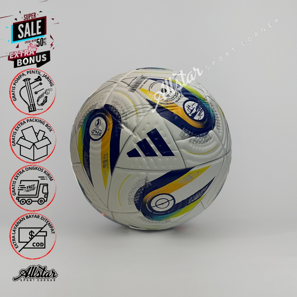 Bola sepak original adidas al rihla worldcup 2022 bola kaki original import size 5