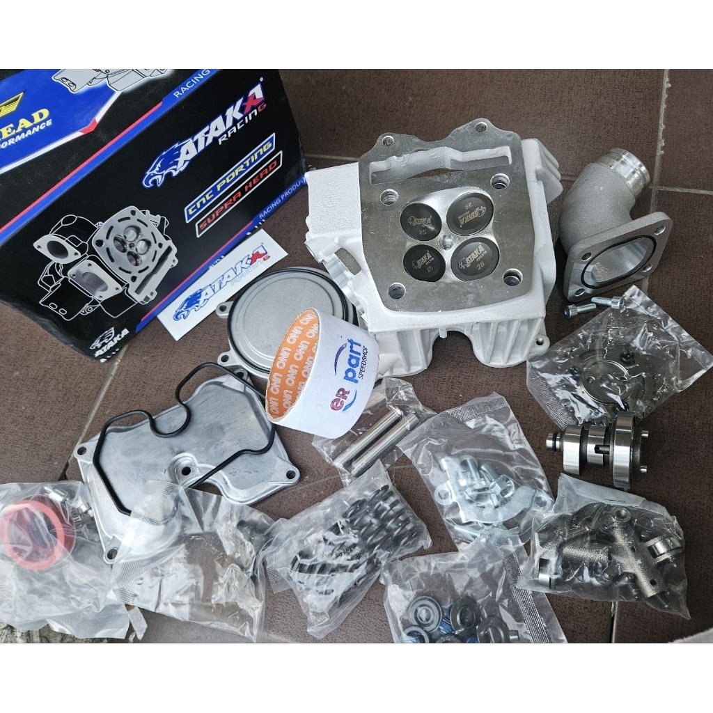 Head Kph 4 klep supra 125 kharisma kirana model mx 135