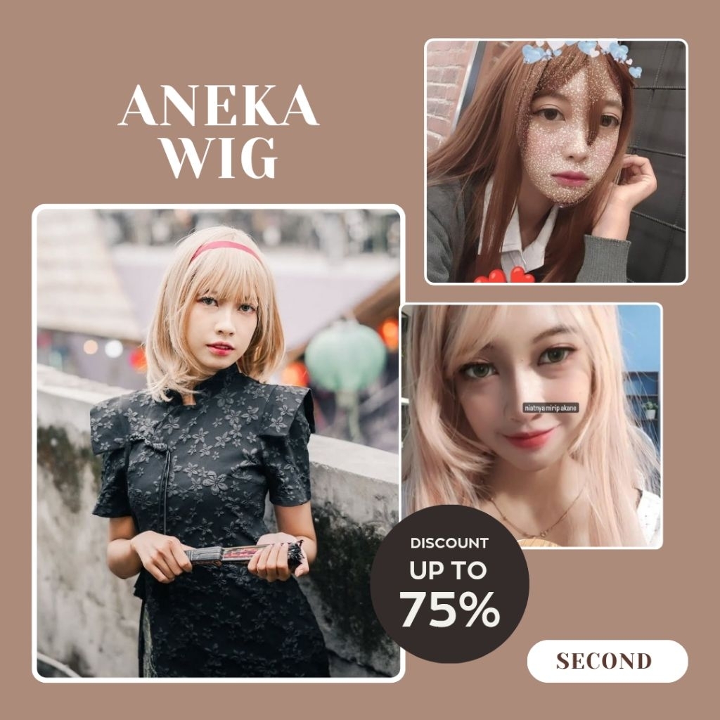 WIG COSPLAY SECOND