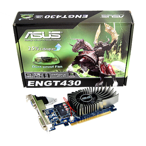VGA Asus GT 430 1GB DDR3 - VGA ASUS ENGT430 1GB - Asus Geforce GT 430 1GB