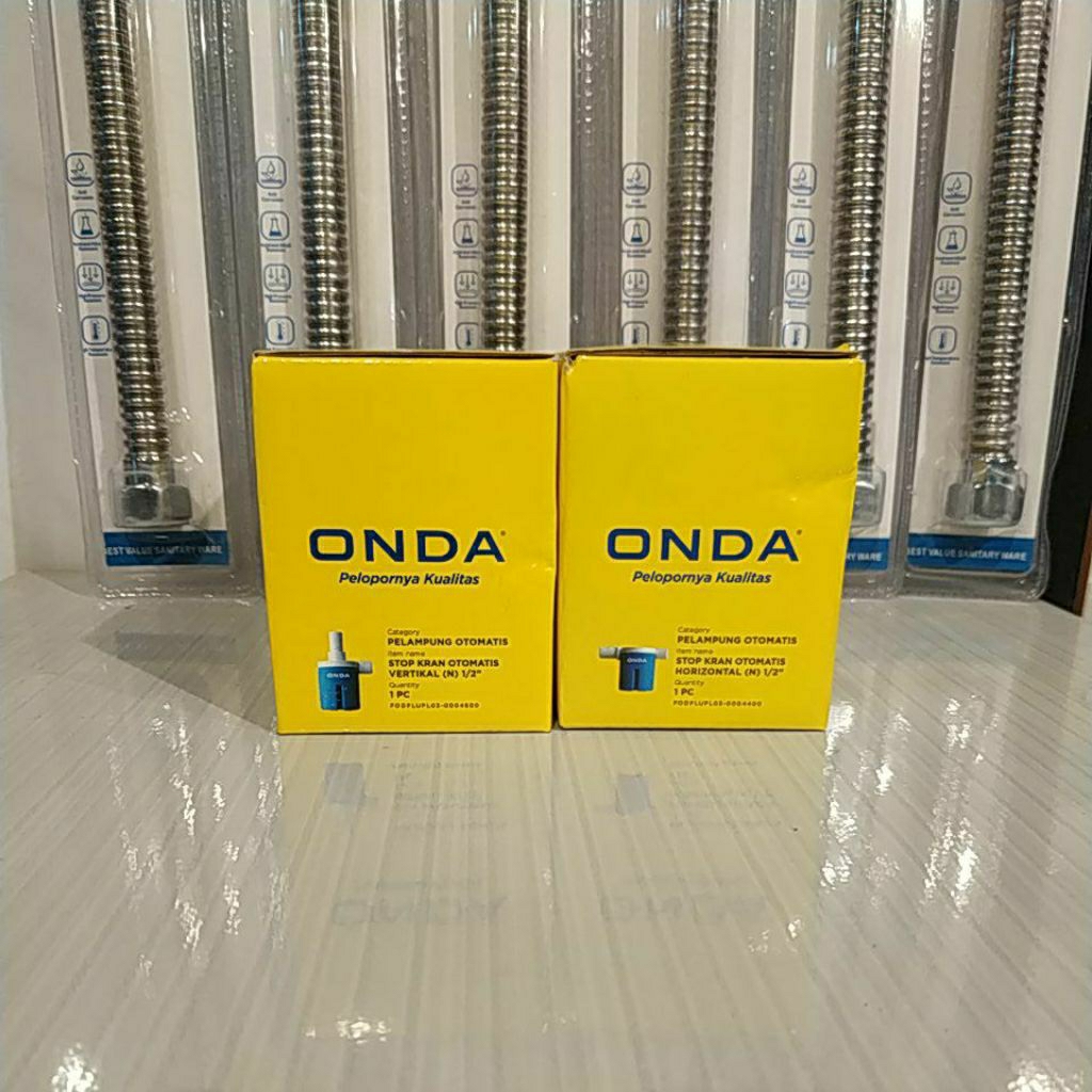 pelampung otomatis onda,stop kran otomatis onda vertikal 1/2 in,stop kran otomatis horizontal onda 1