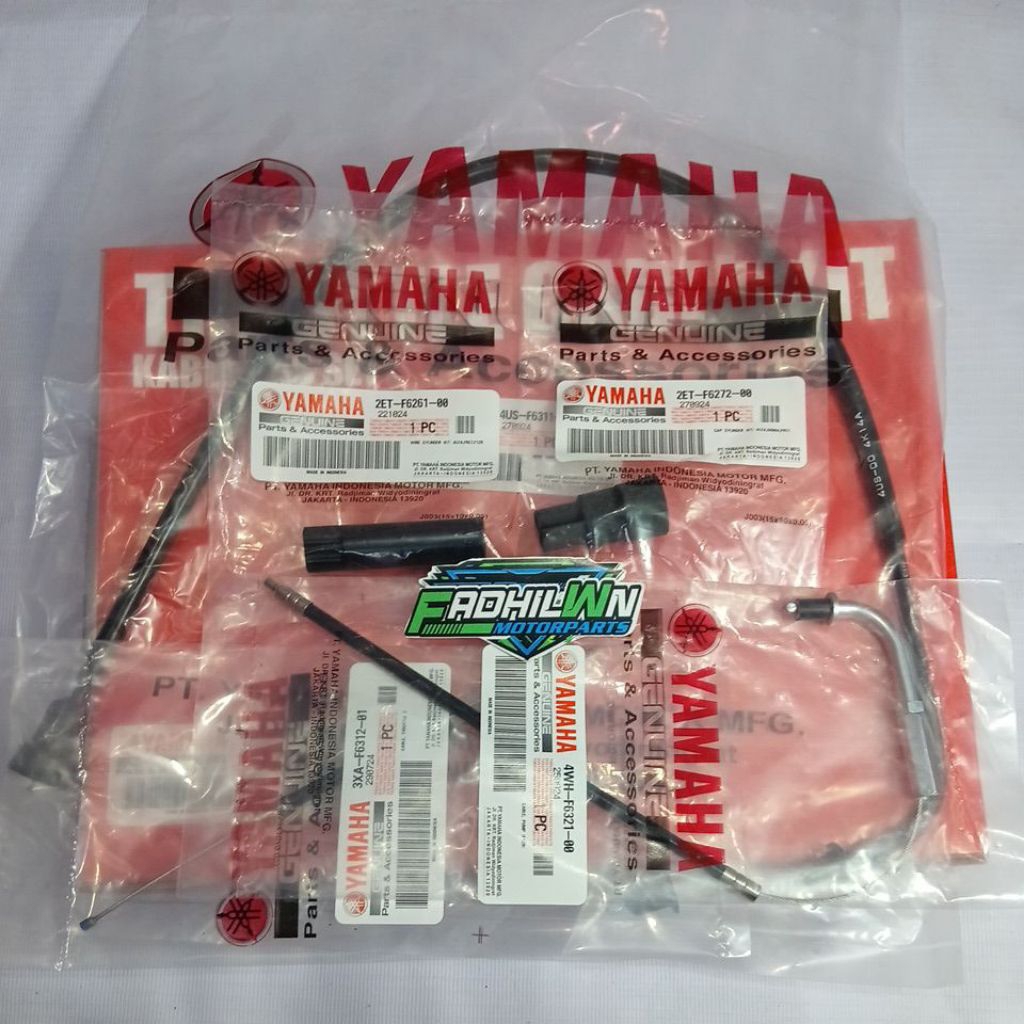 Kabel Gas FizR FiZ / Kabel Gas Throttle Force 1 Fiz R Original YAMAHA 1 Set KODE Part : 4US-WF631-00