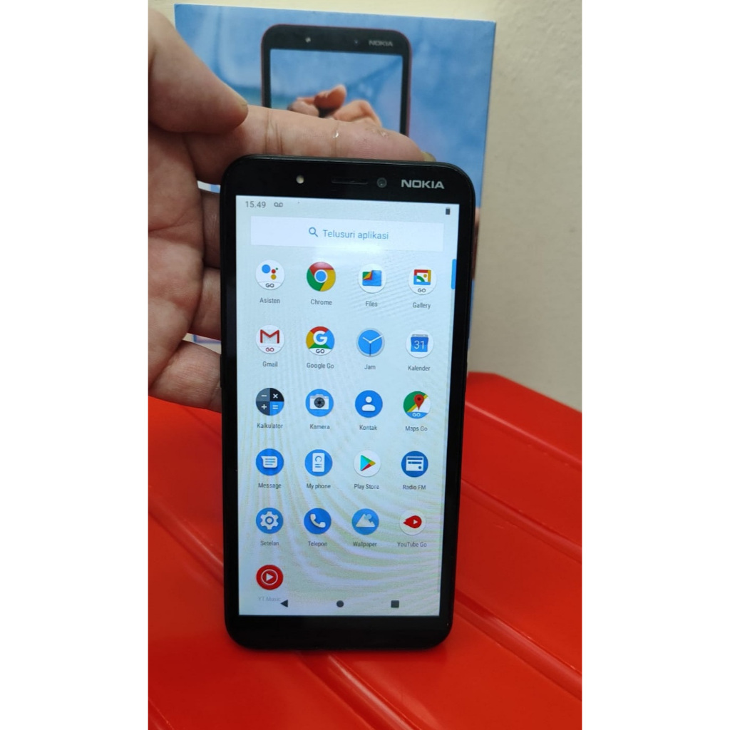 Nokia C1 HP Android 9 RAM 1GB Internal 16GB bekas / ex garansi Resmi