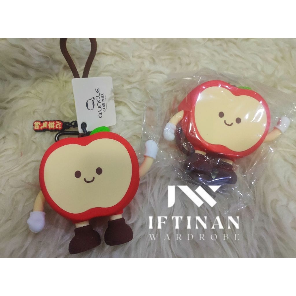 Ready Gantungan kunci/Tas/ Dompet koin Apel Q Uncle, Lucuu
