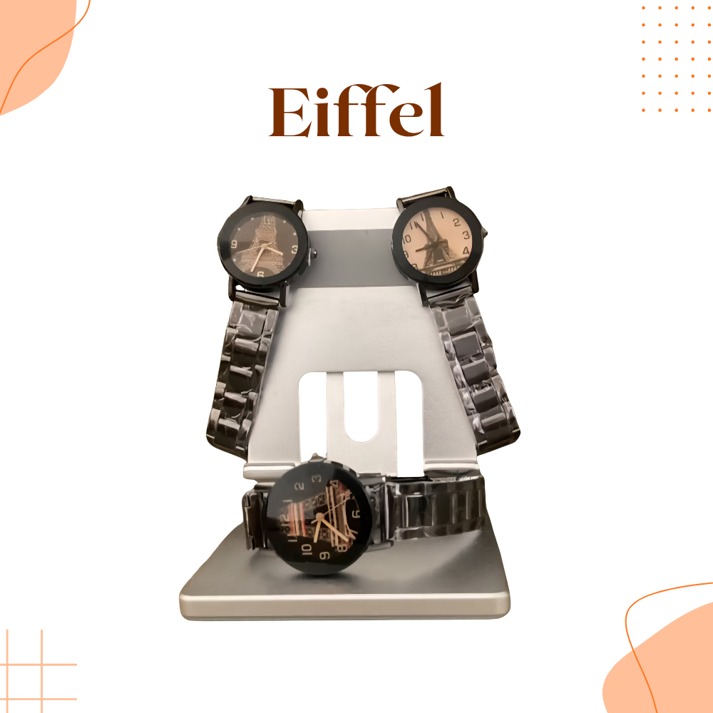 COD Jam Tangan Rantai Cewe Eiffel tower Paris kaca piramid