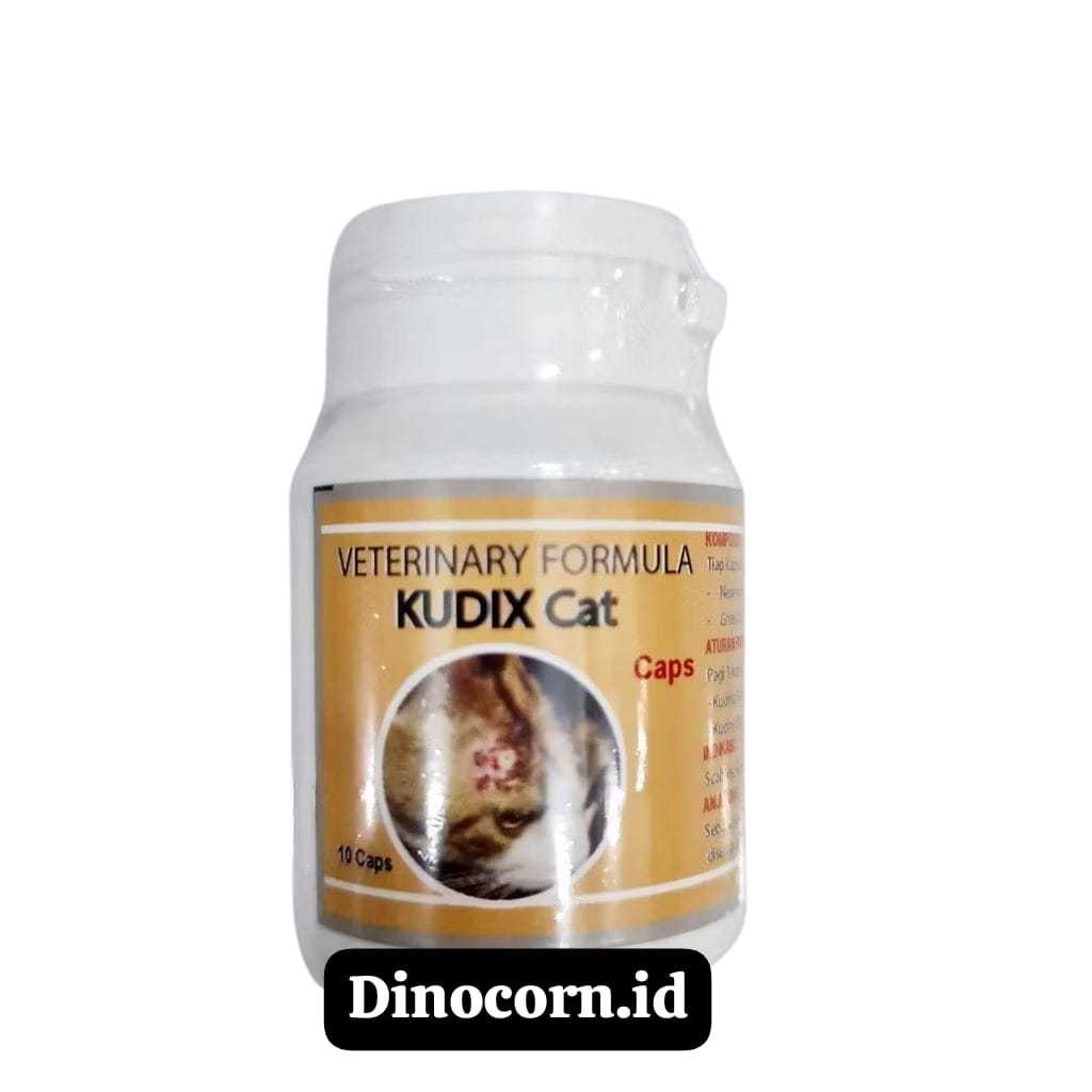 Kudix cat 10 caps obat scabies kudik kurap kucing