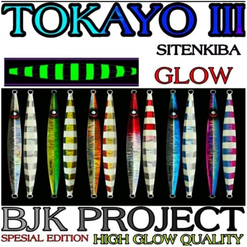 METAL JIG TOKAYO III / SITENKIBA III 500g s/d 800g UMPAN PANCING BJK