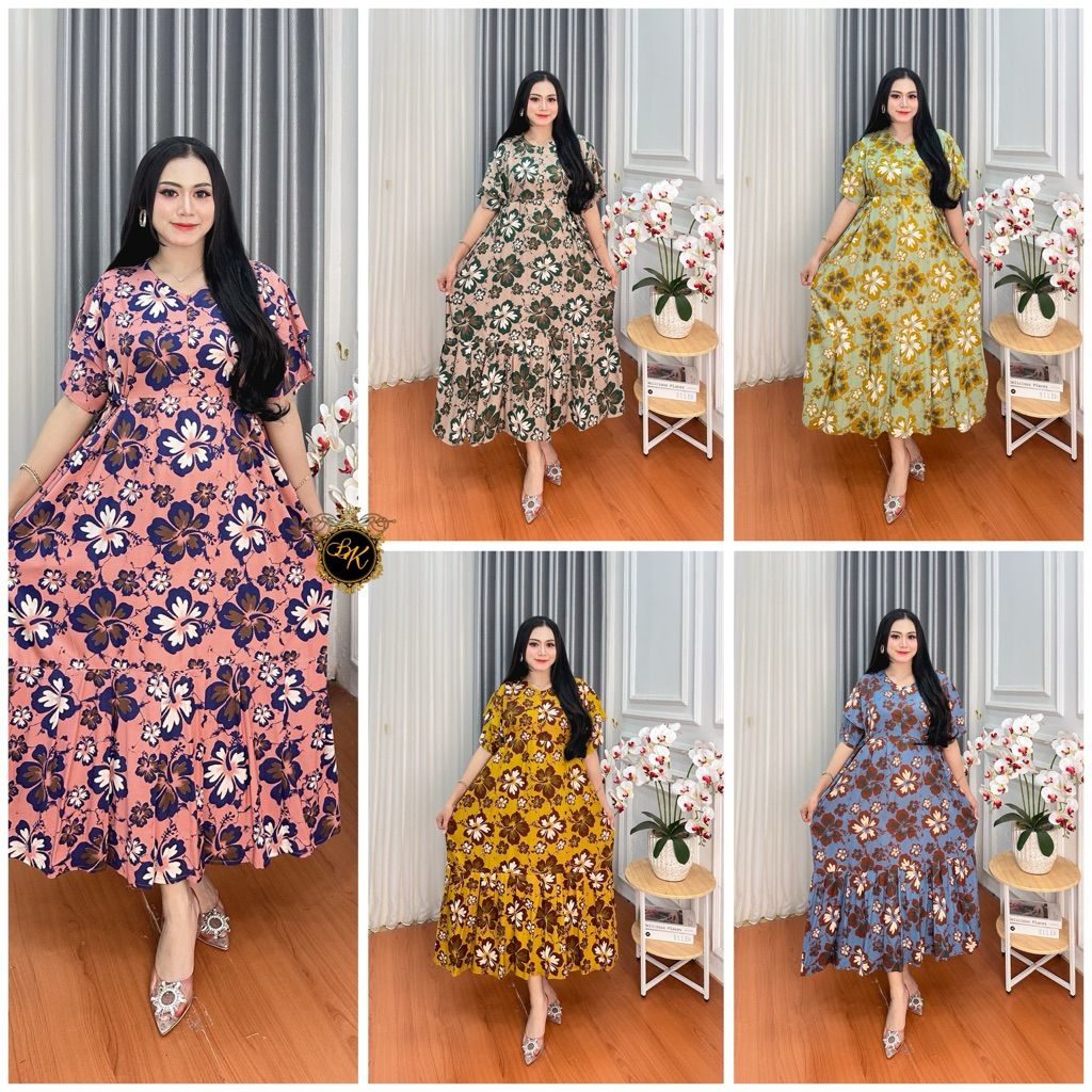 Dress Kanaya Jumbo Ld 130| Daster Kanaya Ld 130| Daster Jumbo Ld 130| Daster Chibi Jumbo