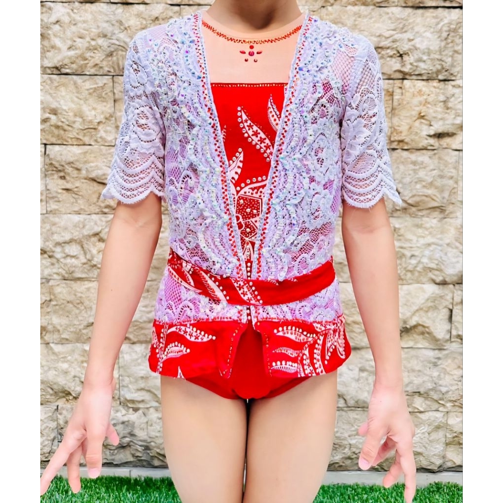 Preloved Leotard Rhytmic Gymnastic baju senam ritmik
