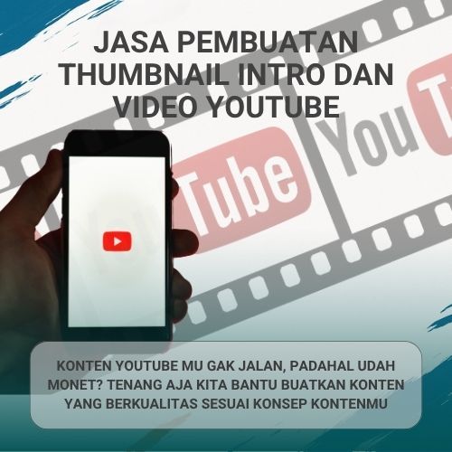 Jasa Pembuatan Thumbnail Intro Dan Video Akun Youtube  (L1nk Check 0ut Per 1 Kredit)