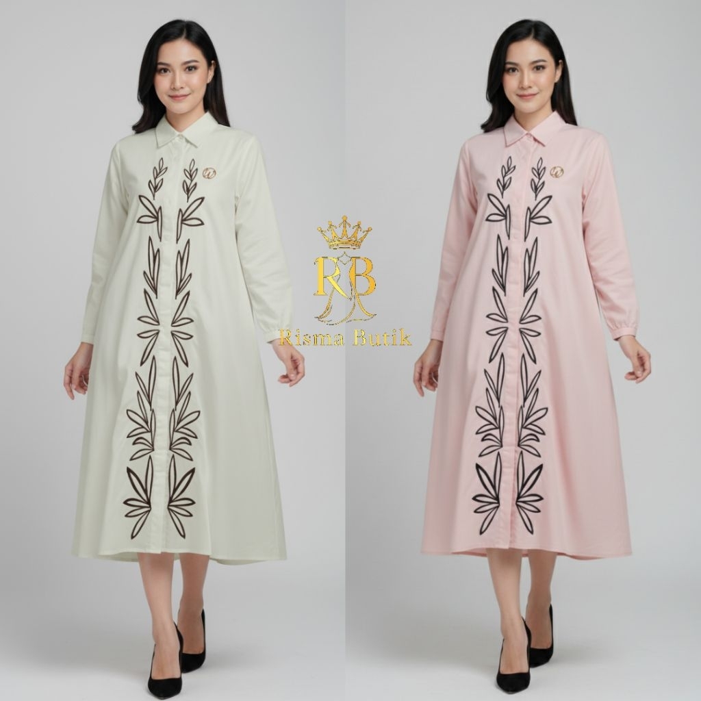 Tunik Winody Bambu Tunik Wanita Busui Katun Casual
