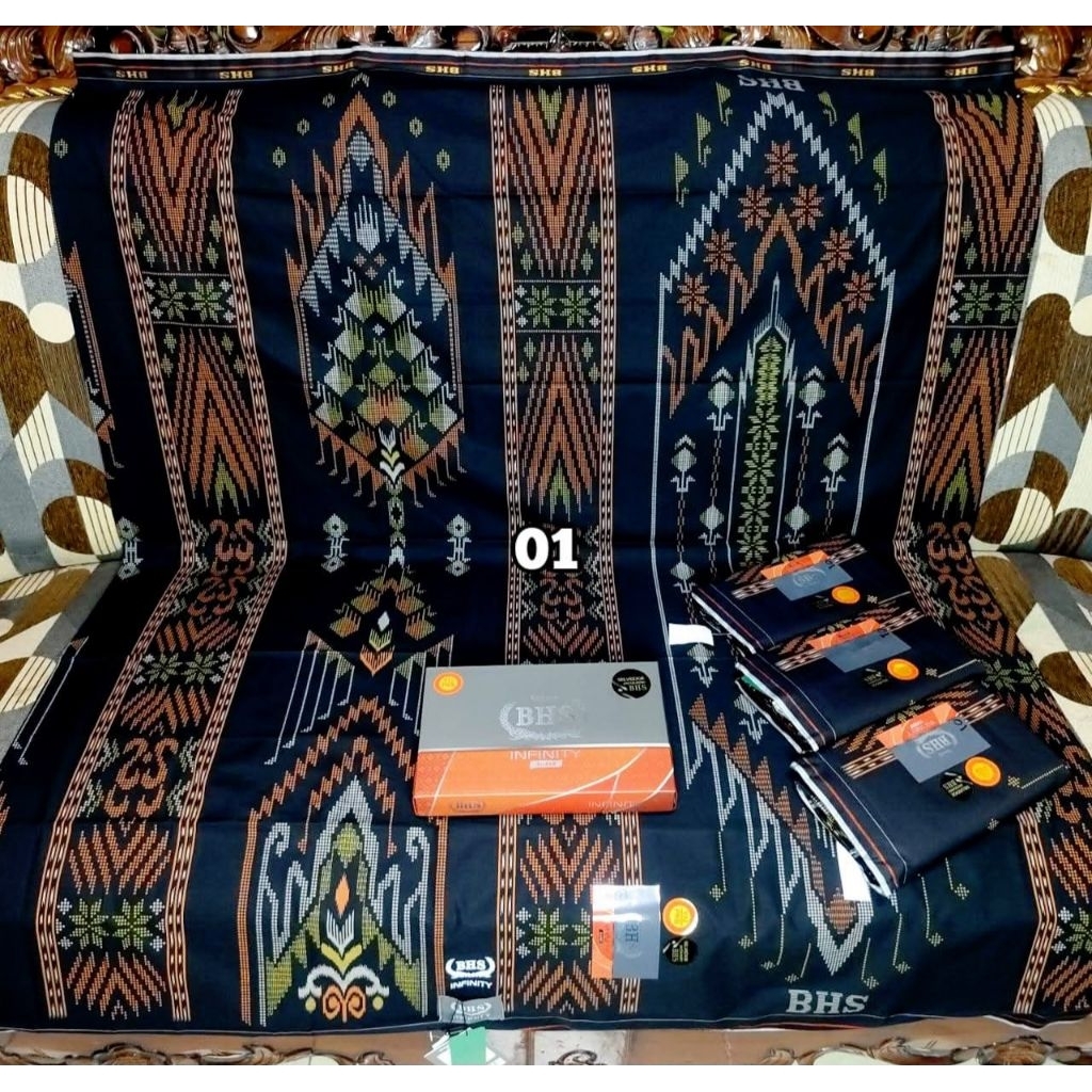 SARUNG BHS INFINITY PKF,PKB,PMA,DDA TERBARU MIX SILVER ORI