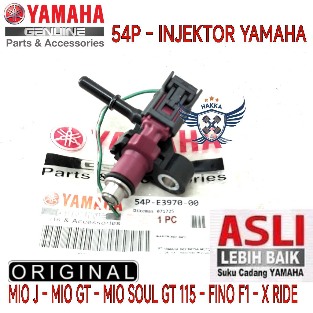 54P ORIGINAL INJECTOR YAMAHA MIO J, INJECTOR YAMAHA MIO GT, INJEKTOR YAMAHA MIO SOUL GT 115, INJEKTO