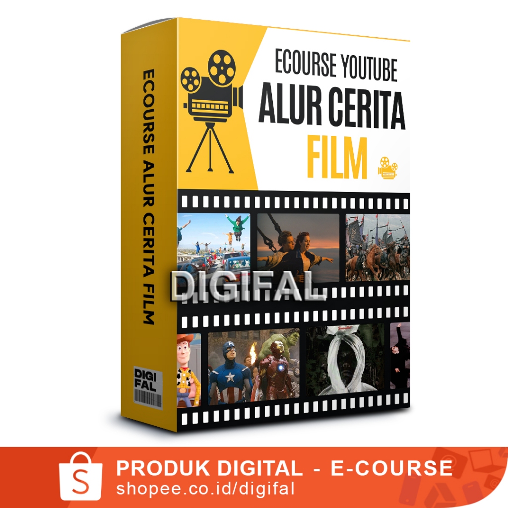 Ecourse Buat Video Konten Youtube Alur Cerita Film