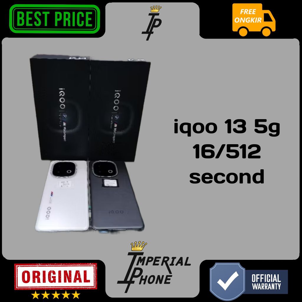iqoo 13 5g 16/512 second resmi