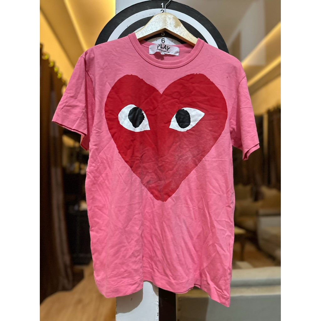 CDG Play Big Heart Logo T-Shirt