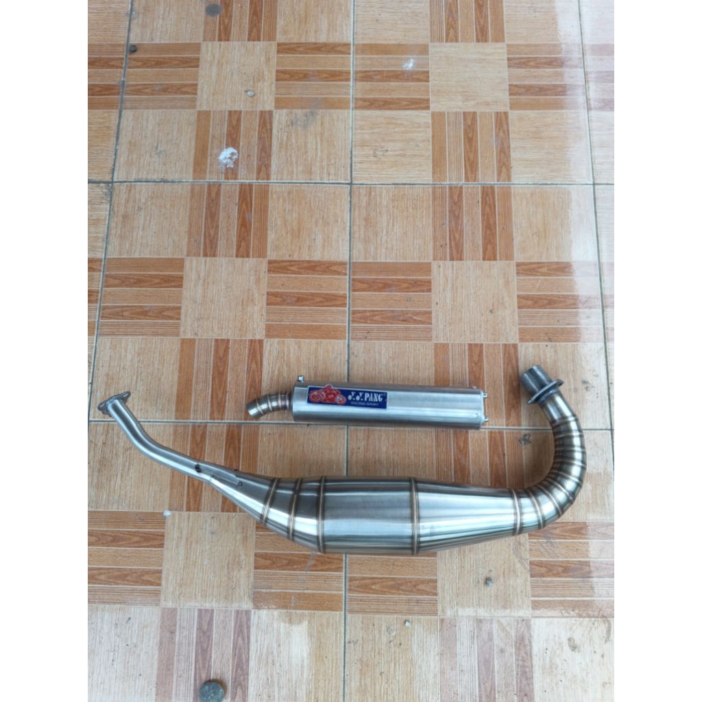 Knalpot Satria 2 tak repsol YY PANG model kolong repsol stainles