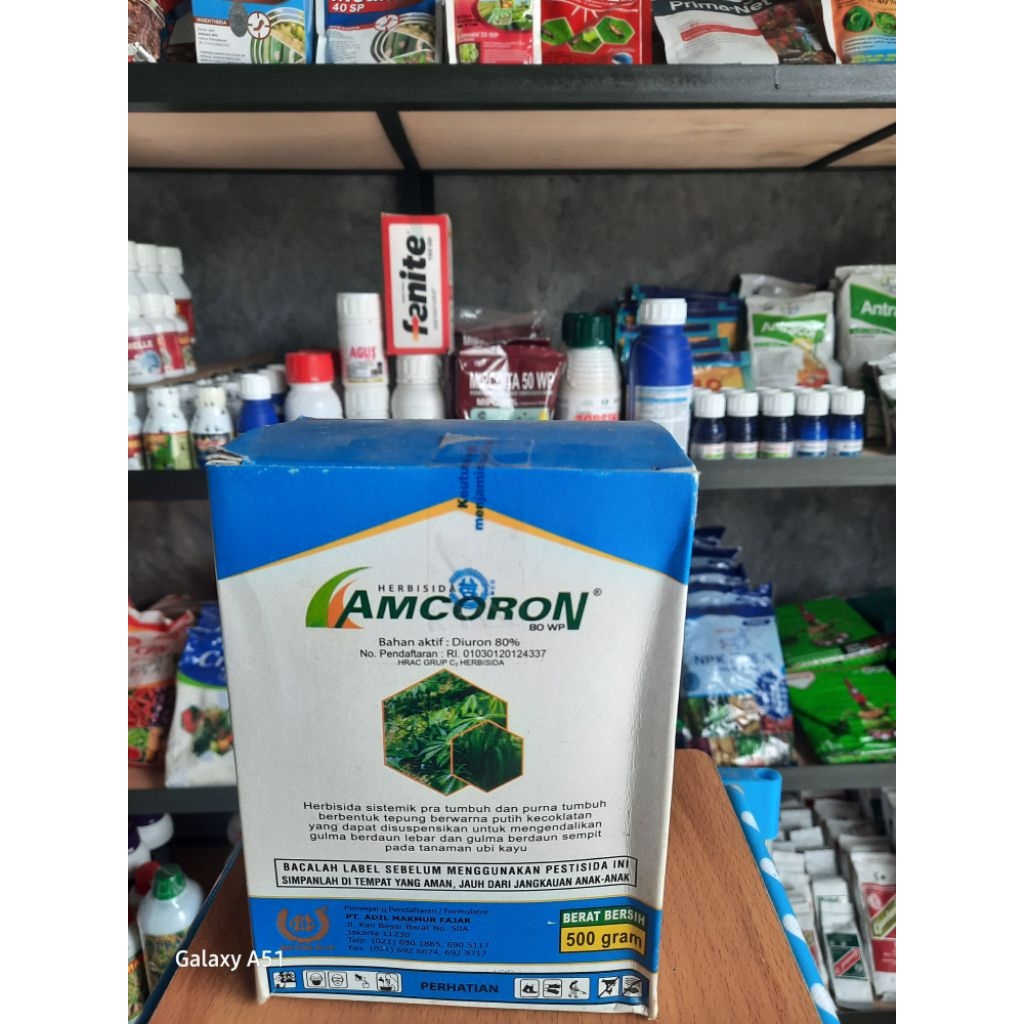 Amcoron 80wp 500gr pembeku biji,lahan singkong,tebu,dll