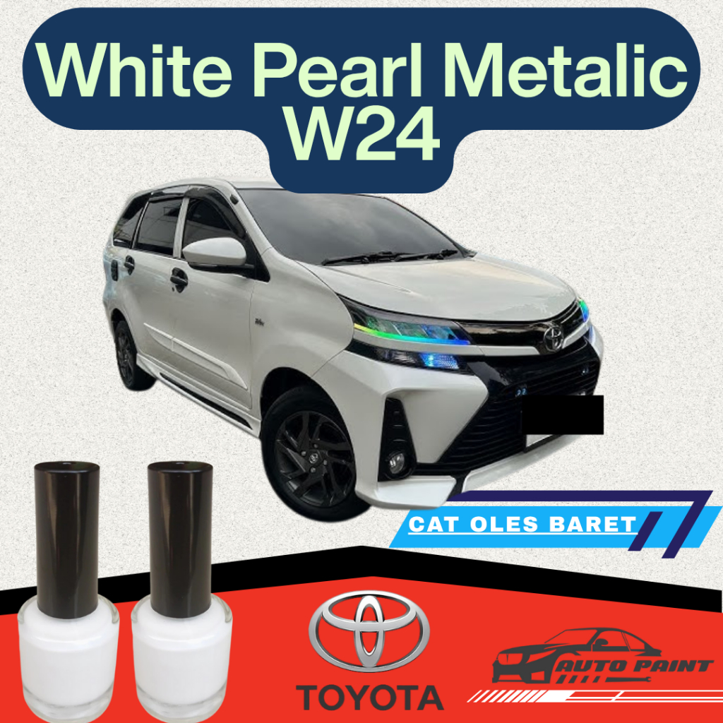 Cat Oles Mobil White Pearl Metalic W24 Avanza Xenia Putih Mutiara
