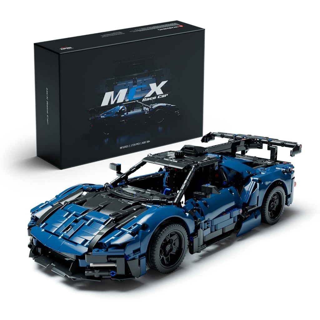 Nifeliz MCX Race Car Building Set for Adults, Collectible 1/12 Scale Sports Car Model Toy, Ideal Gif