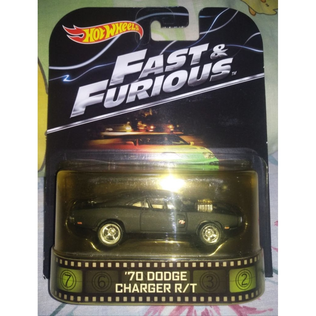 Hot Wheels Retro Entertainment - 70 Dodge Charger R/T - Fast & Furious ( bubble plastic menjadi kuni