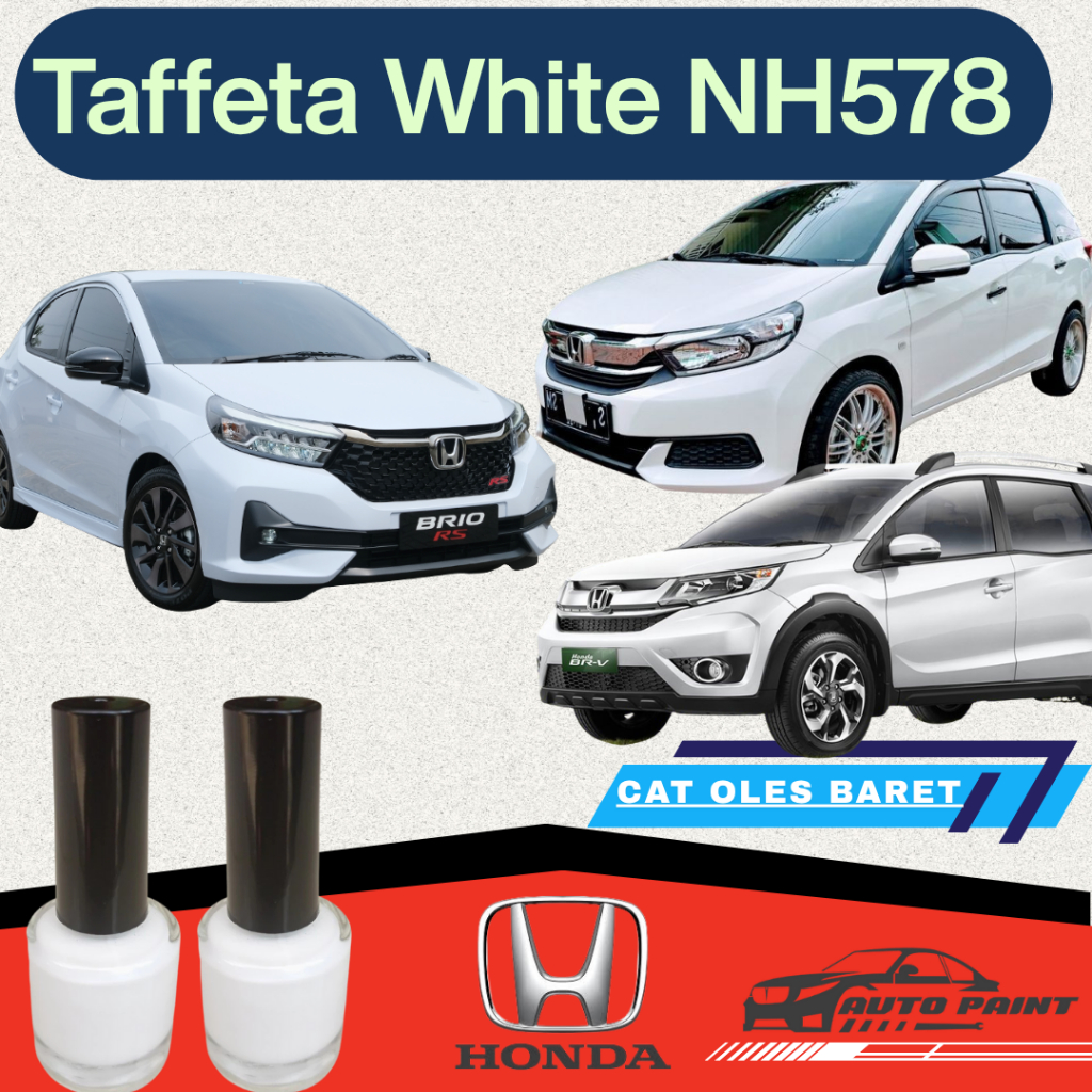 Cat Oles Mobil Taffeta White - Honda Mobilio, Brio, BRV NH578