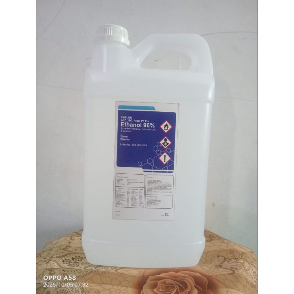 EMSURE ETHANOL96%(ABSOLUTE) 5LITER