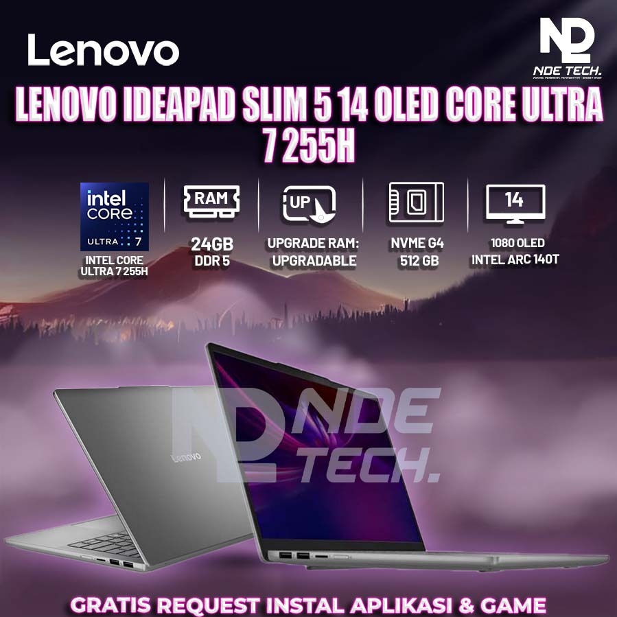 LENOVO IDEAPAD SLIM 5 14 OLED CORE ULTRA 7 255H