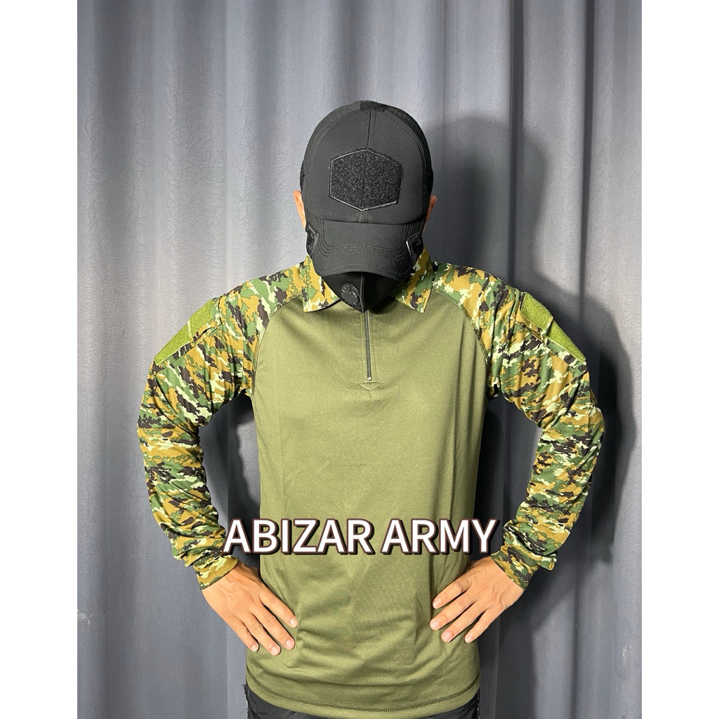 Baju BDU dryfit loreng kostrad