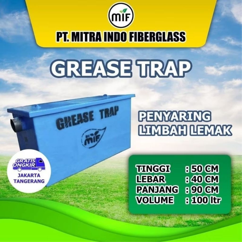 Grease trap 100 liter BIO mif