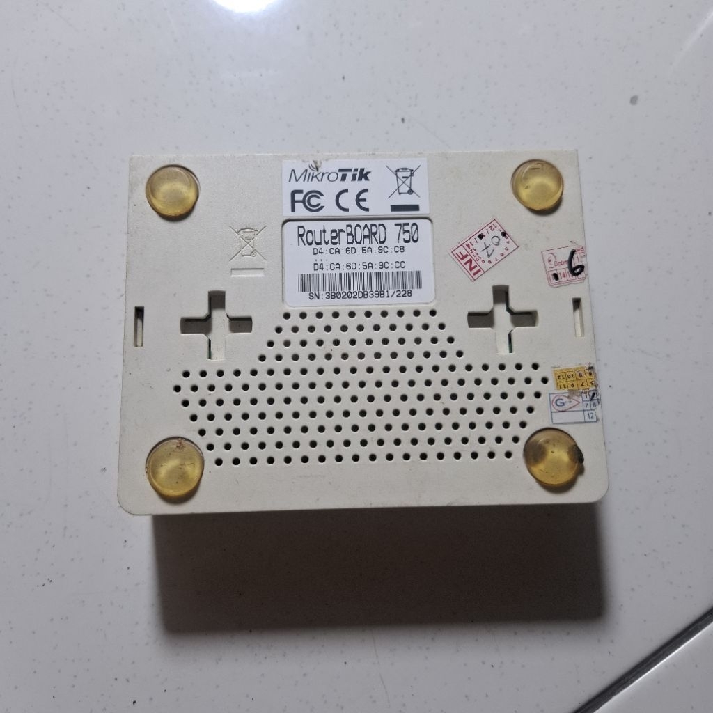 RouterBoard Mikrotik 750 Second