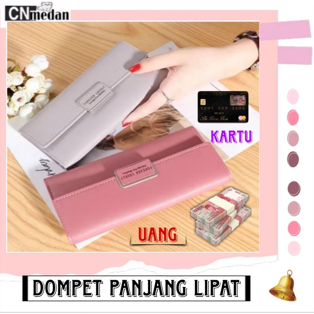 [ SALE ] - DOMPET WANITA IMPORT PANJANG FASHION WANITA DOMPET PANJANG