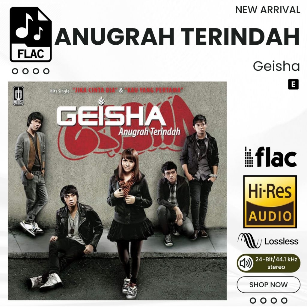 Anugrah Terindah Geisha Album Lagu FLAC Hi-Res Lossless 24bit 44.1khz