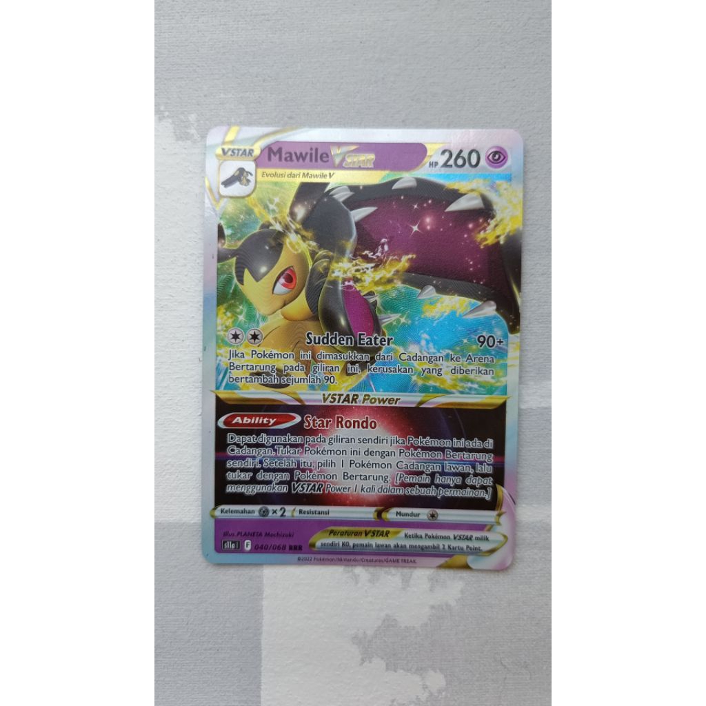 Pokemon TCG Indonesia Mawile Vstar RRR s11a