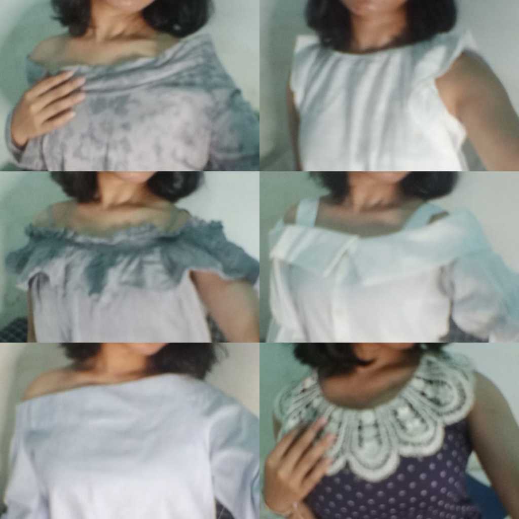 PRELOVED by PREGRITHEE - ATASAN WANITA | CROP | CUTE TOP | LENGAN KUTUNG | TANPA LENGAN | OFF SHOULD