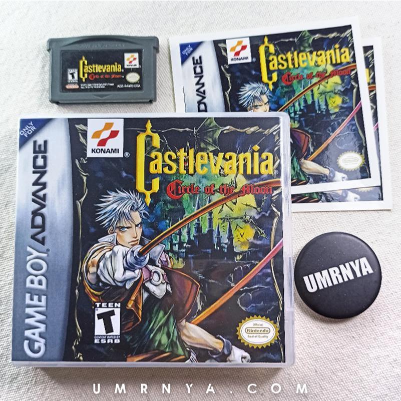 Gameboy Castlevania Circle of the Moon Castle vania Kaset Original Nintendo Advance SP DS
