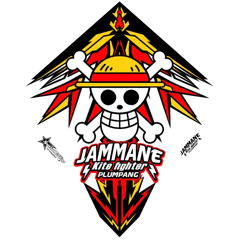 Kertas Layangan sukhoi 3 warna kertas minyak layangan sukhoi premium by Jammane one piece