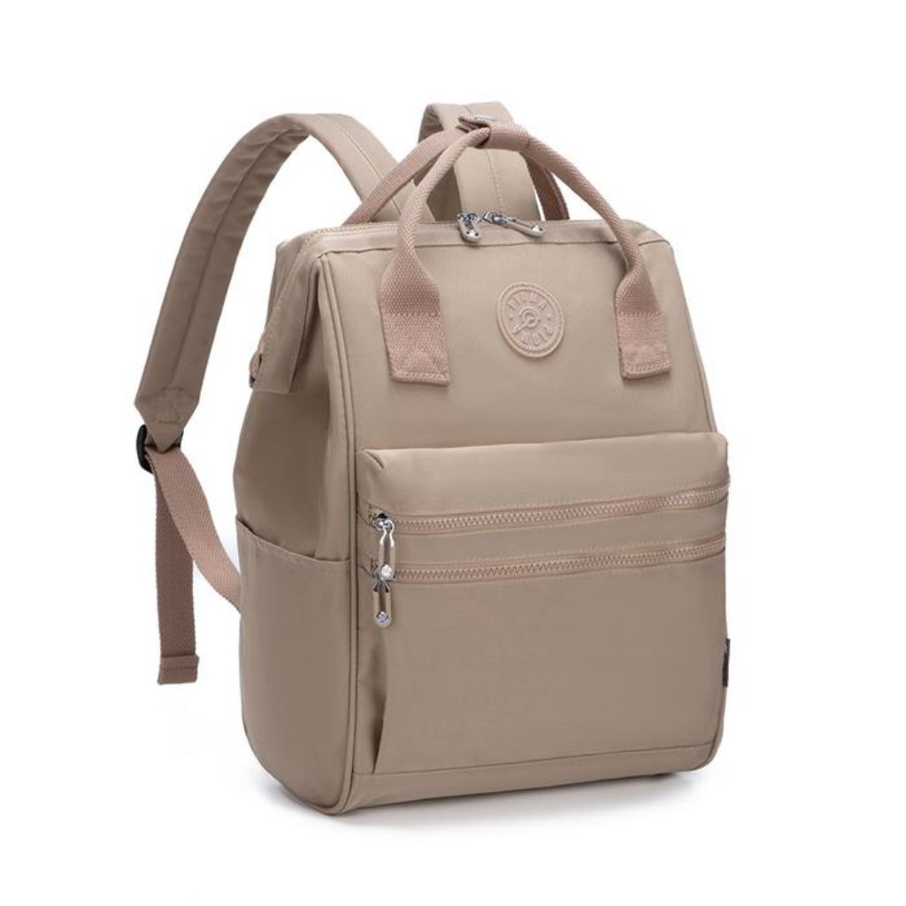 Tas Ransel Wanita Pioma Elyon Backpack Nylon Waterproof Lapisan Furing