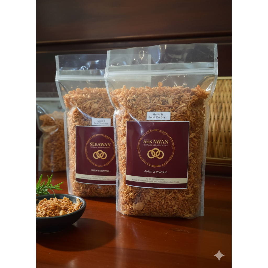 bawang merah goreng / brambang goreng 1 KG