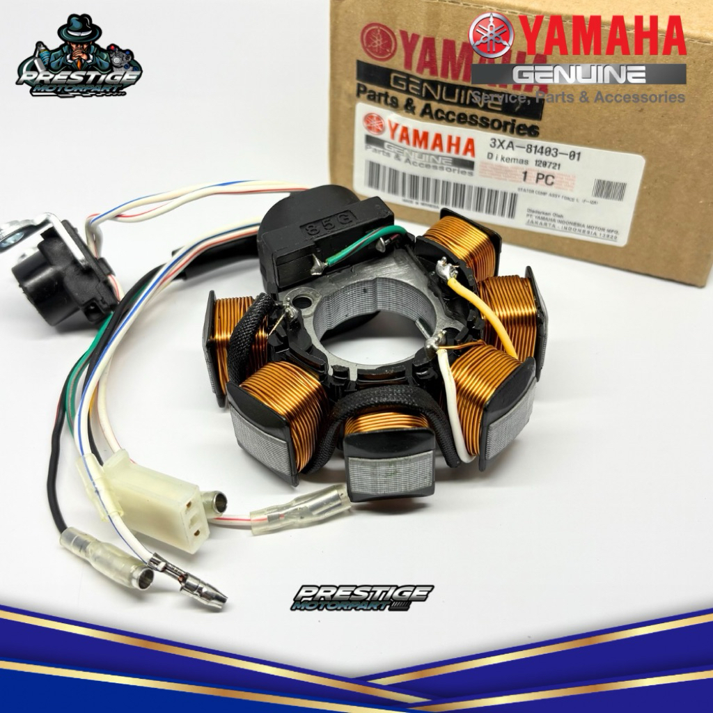 3XA-81403-01 Spull Spool Assy Stator Yamaha FizR Original Yamaha