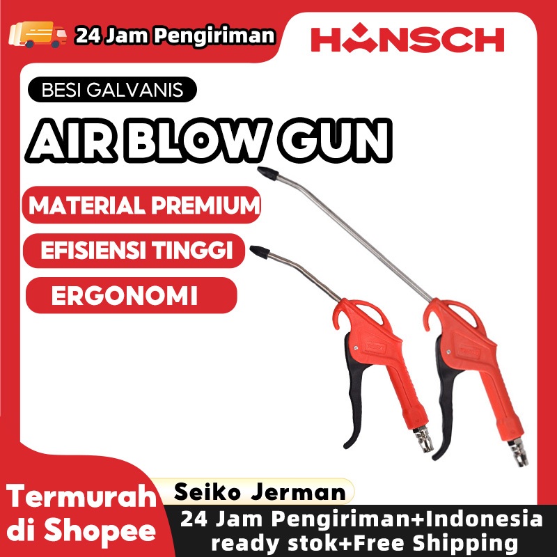 HANSCH Kepala Duster Kompresor Kepala Semprotan Kompresor Angin Air Blow Gun Kompresor