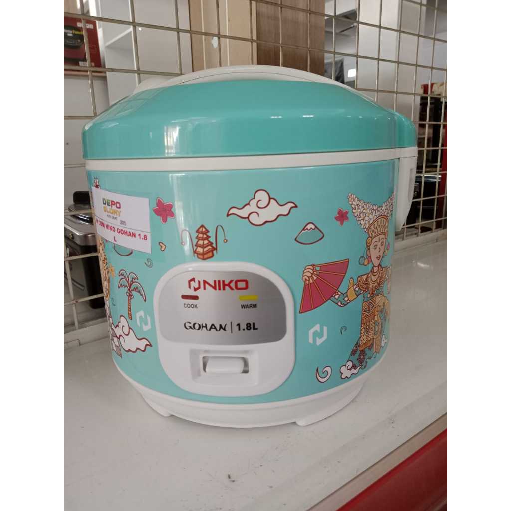 Glory|Magic com NIKO GOHAN 1.8L/Penanak nasi NIKO GOHAN ORIGINAL