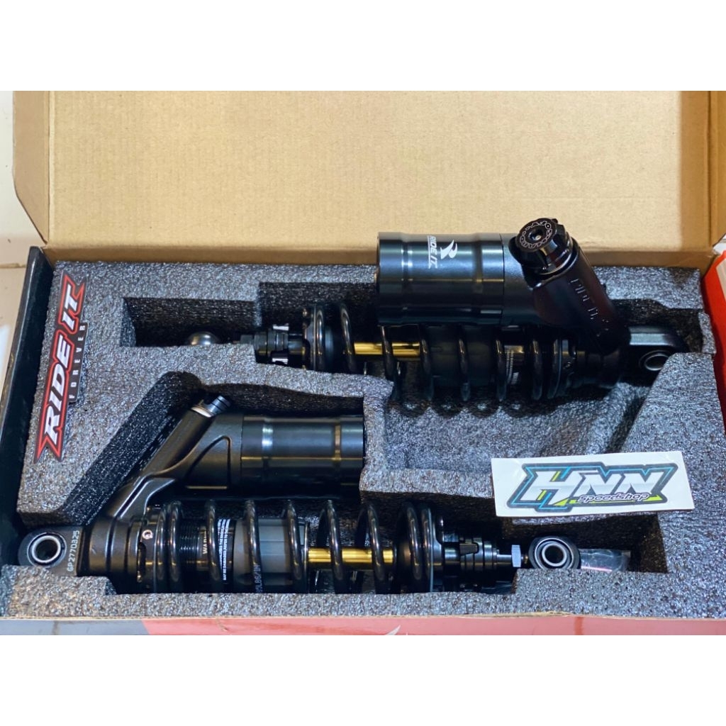 Skok Shock Ride It Gp 277 Rdc Hitam As Gold Double Click Fungsi Ukur 280mm, 320mm, 340mm